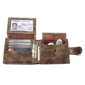 Billetera de cuero